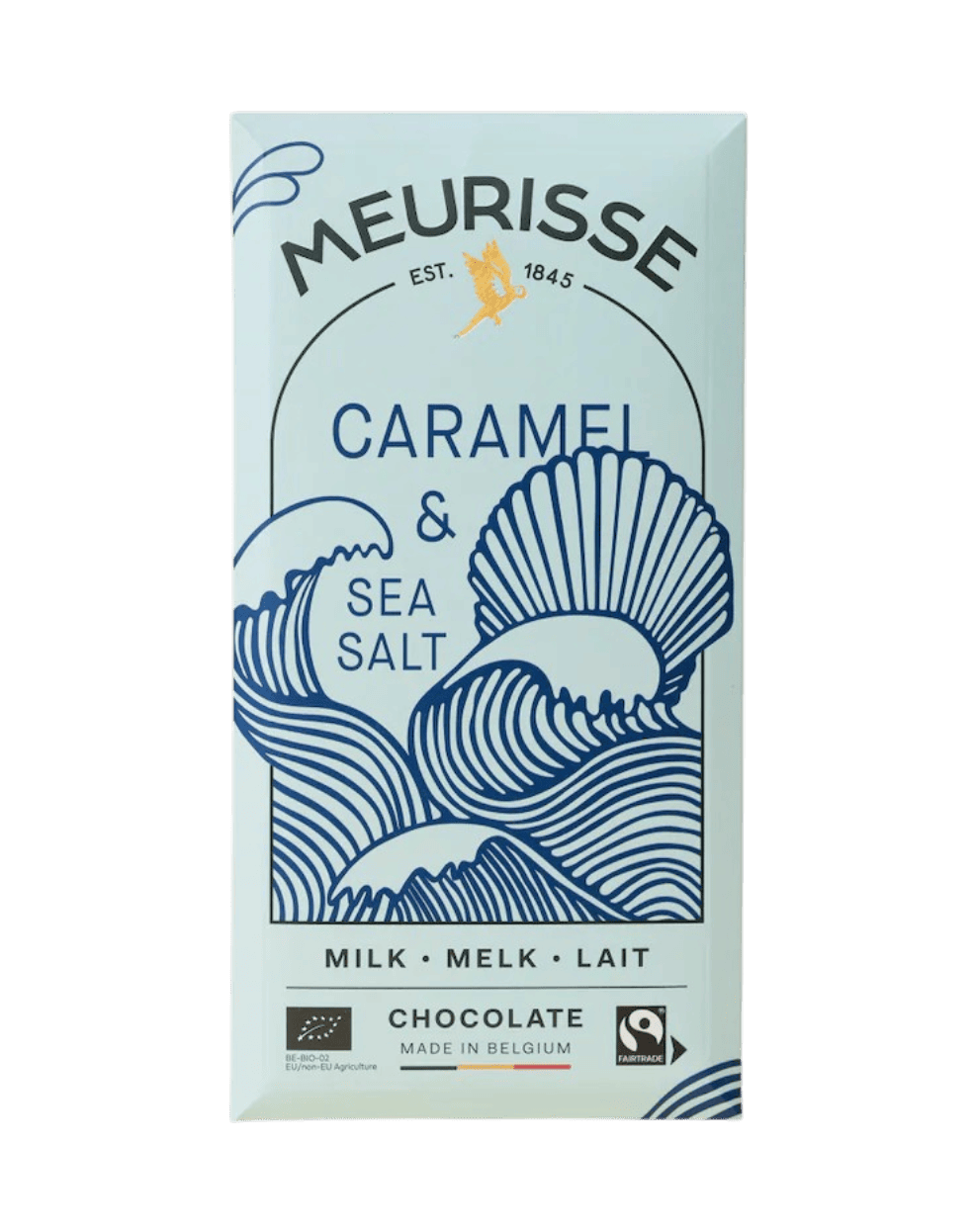 Chocolat au lait bio caramel & sel marin