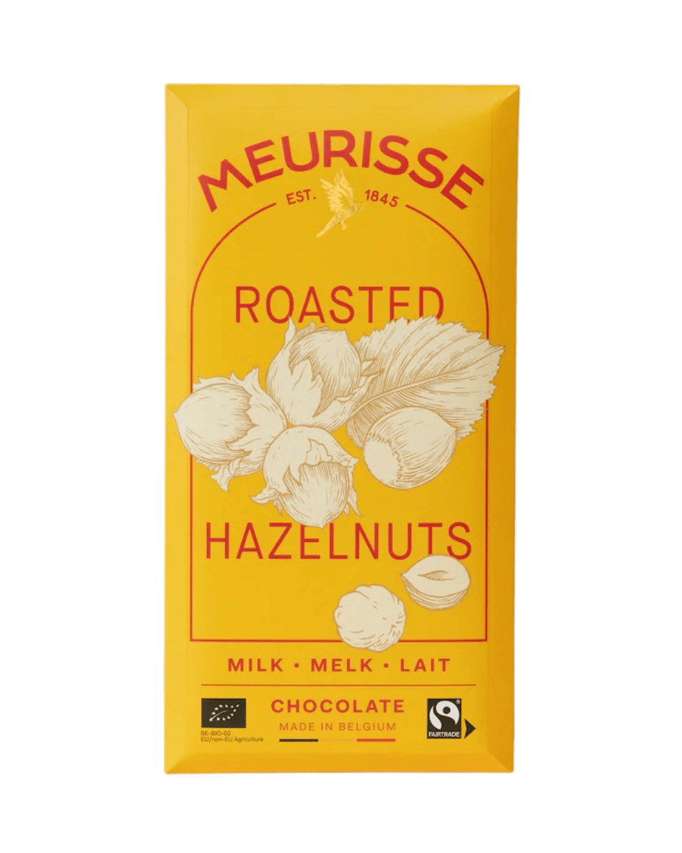 Chocolat au lait bio aux noisettes torréfiées
