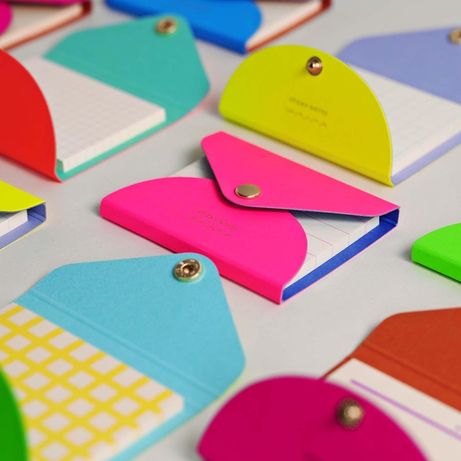 Bloc de Post-it avec Étui Fluo