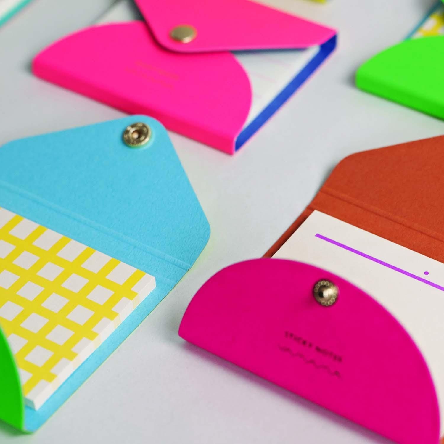 Bloc de Post-it avec Étui Fluo