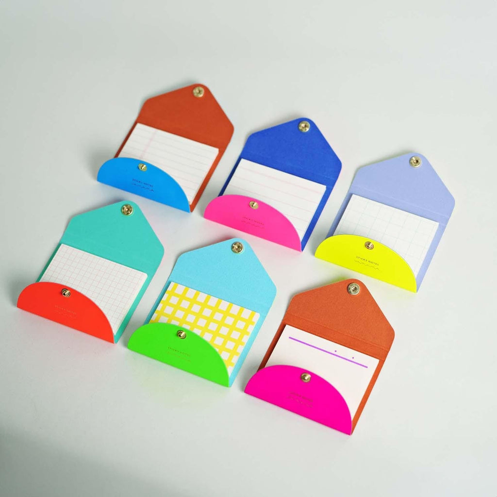 Bloc de Post-it avec Étui Fluo