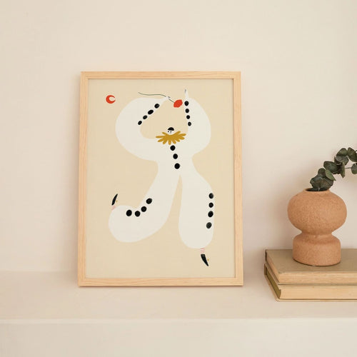 Affiche Pierrot A3 - Illustration Artistique de Clown