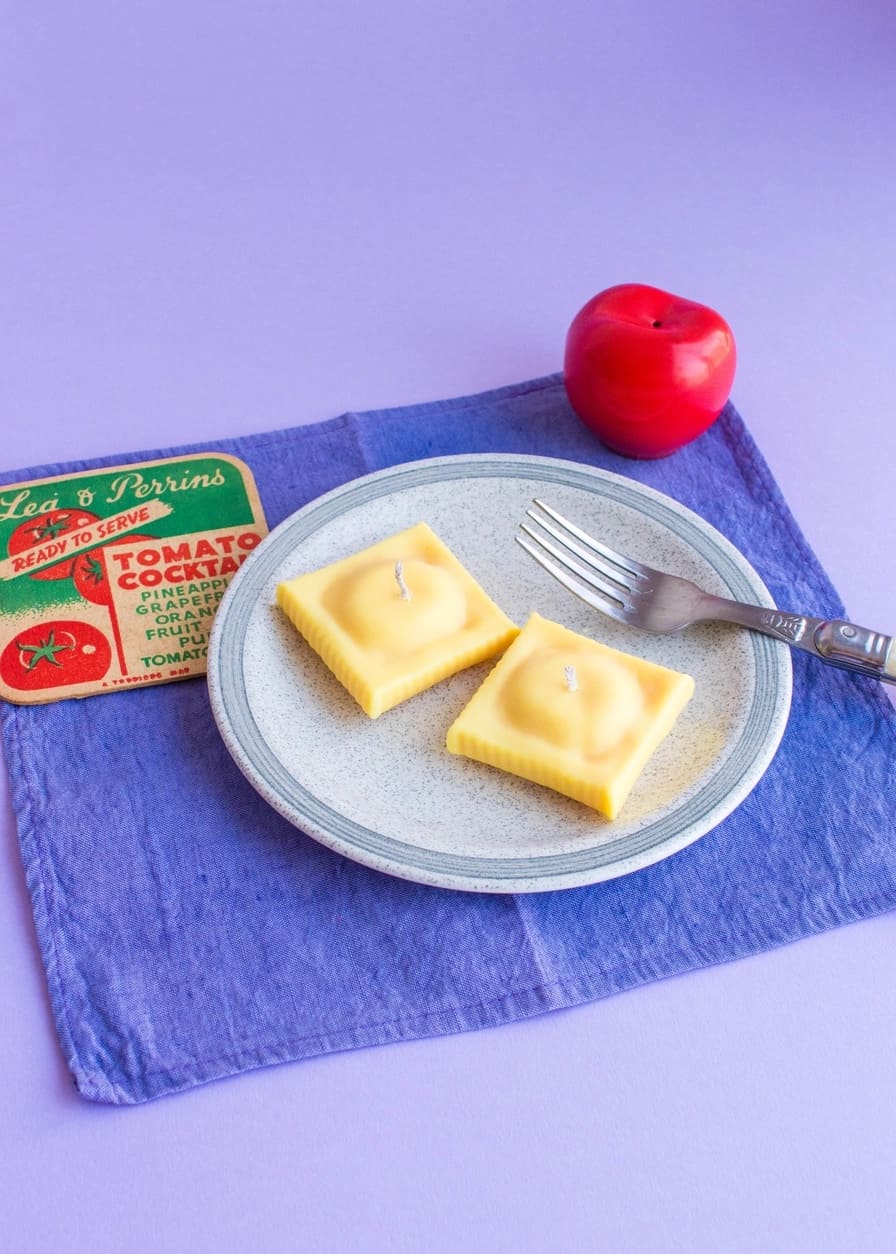 Bougie ravioli duo parfumée en cire de soja
