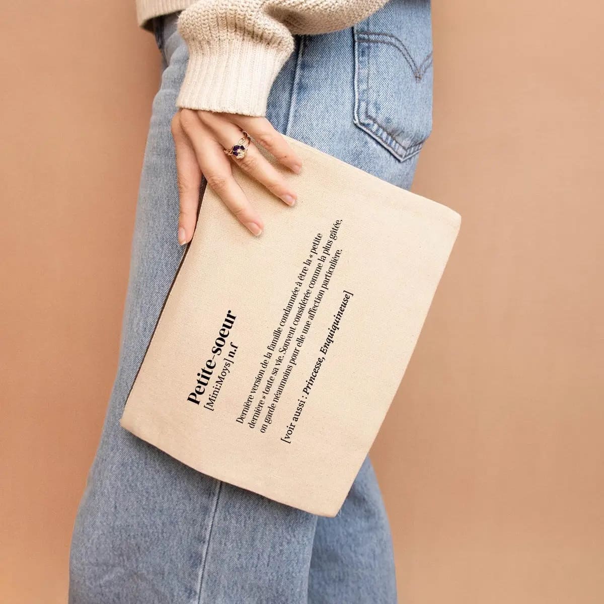 Trousse Petite Sœur - Pochette en Coton Bio