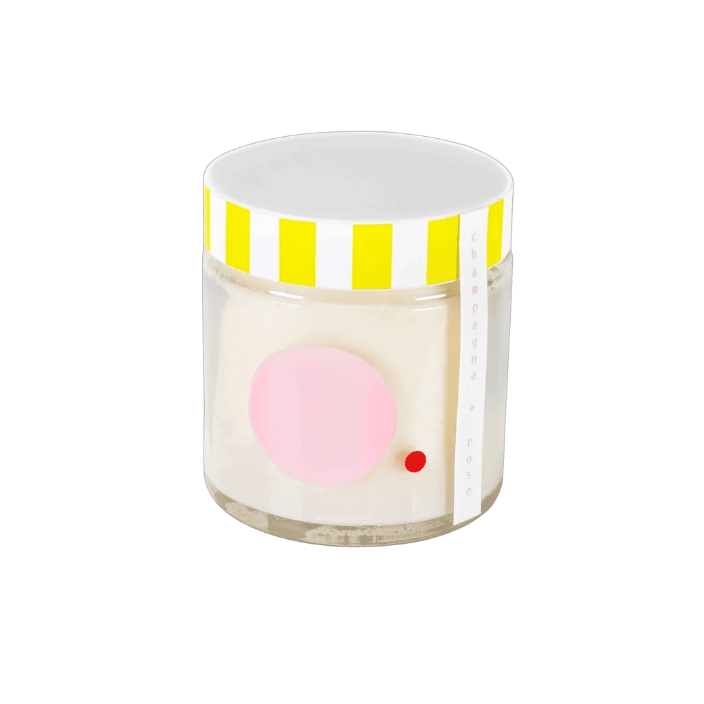 Bougie parfumée en verre peint - 6 parfums au choix
