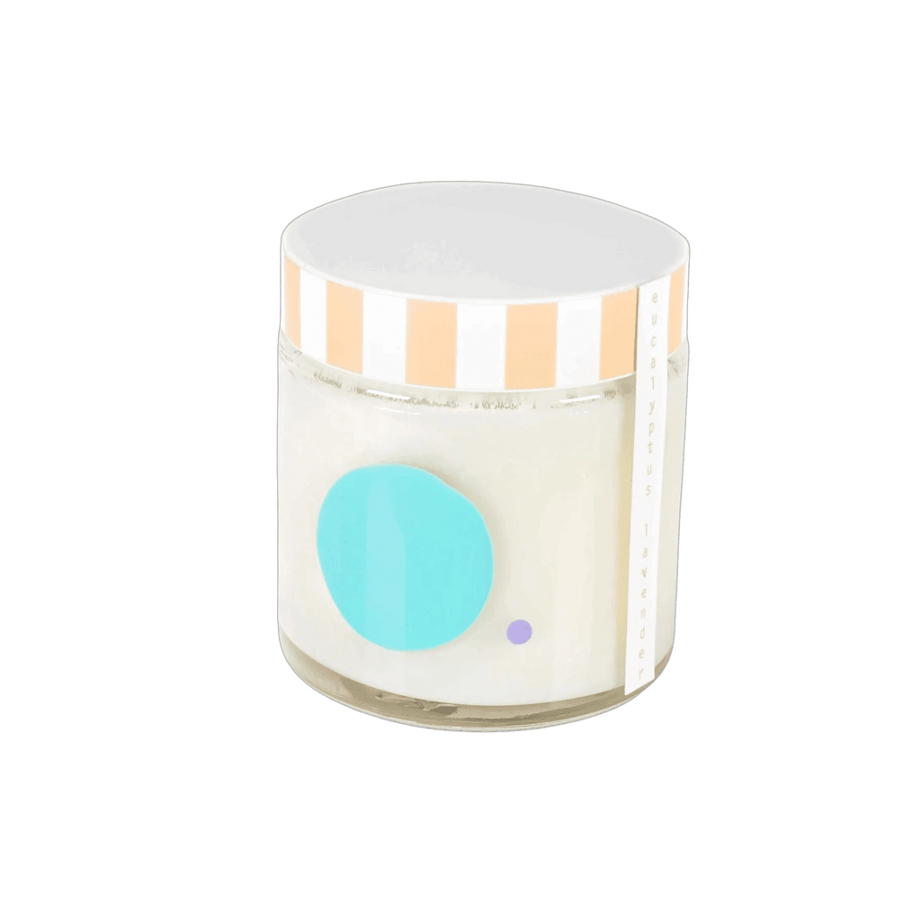 Bougie parfumée en verre peint - 6 parfums au choix