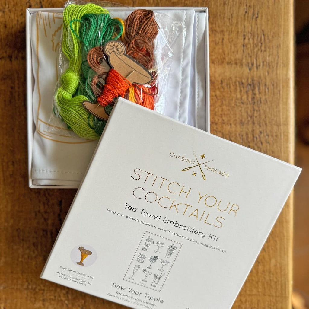 Kit Broderie Torchon Cocktails Classiques