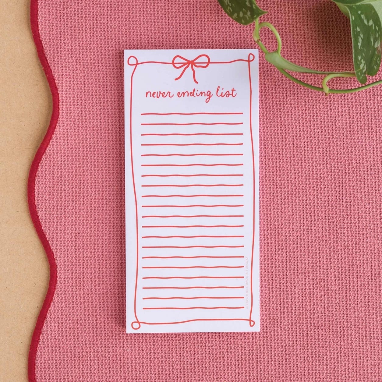 Bloc to-do list compact pages détachables