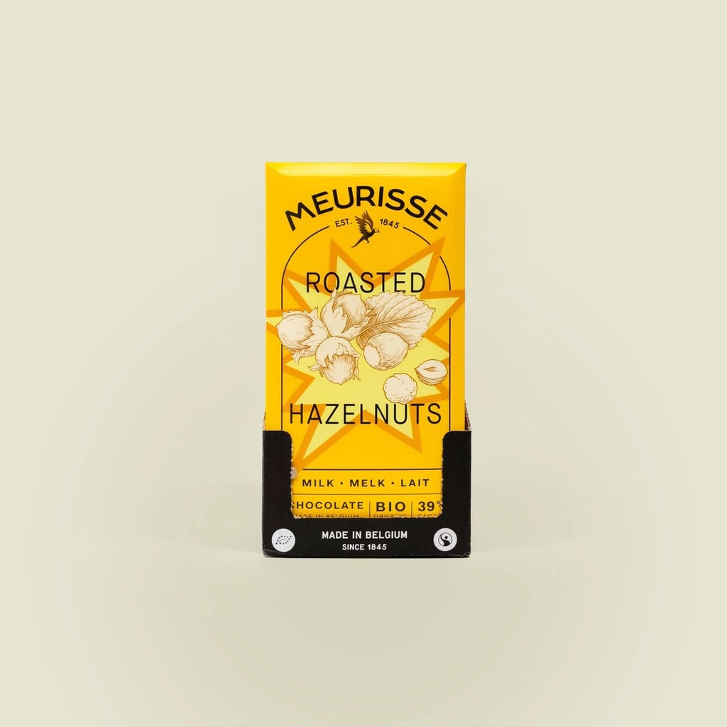 Chocolat au lait bio aux noisettes torréfiées