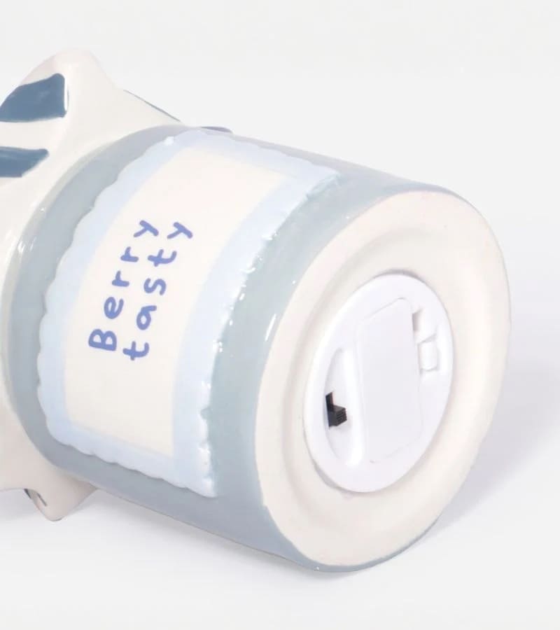 Lampe veilleuse confiture en céramique - Lampe déco originale