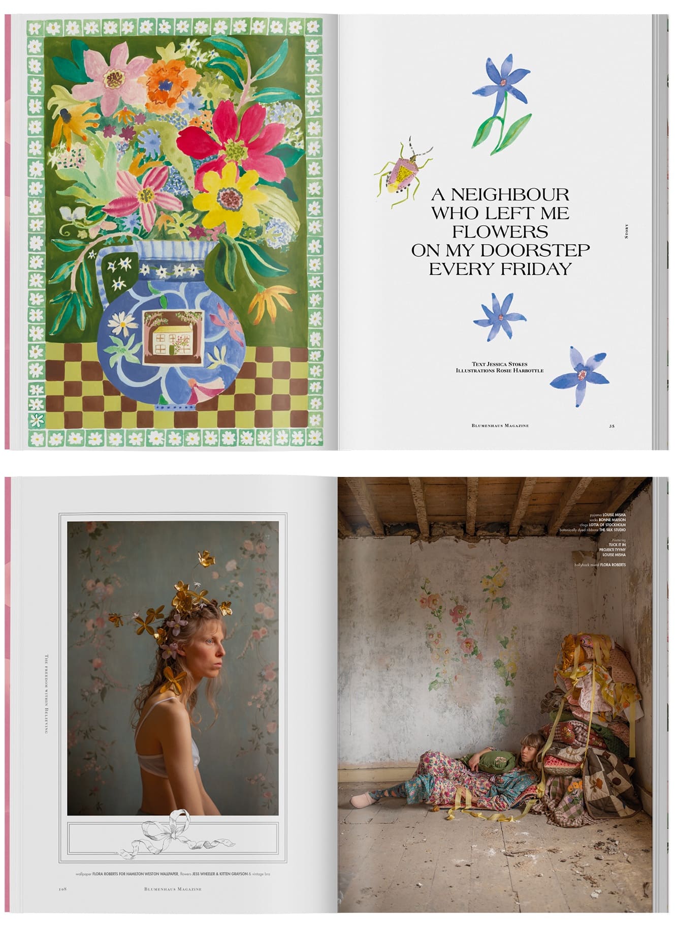 Blumenhaus Magazine n°4 - Histoire des Fleurs & Jardins Romantiques