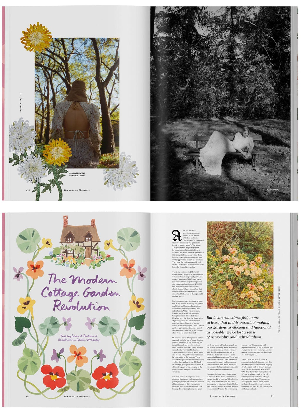 Blumenhaus Magazine n°4 - Histoire des Fleurs & Jardins Romantiques