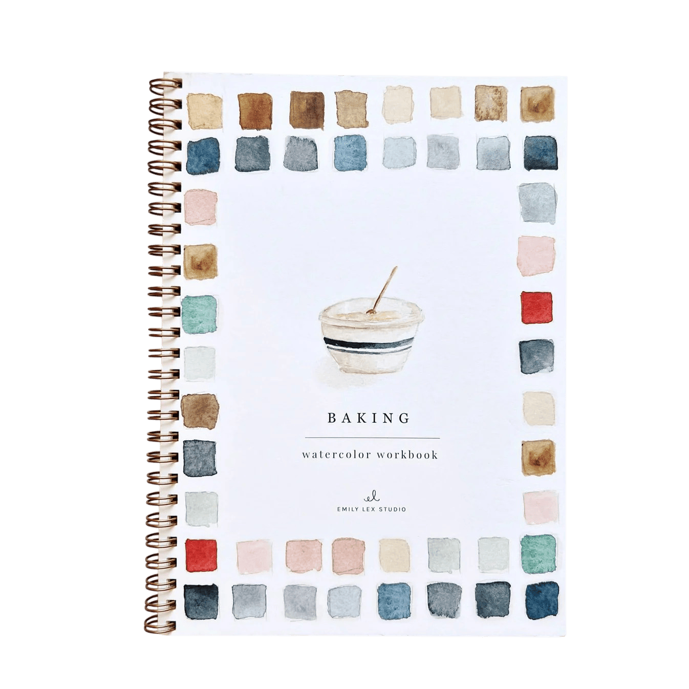 Cahier d’aquarelle pâtisserie débutant